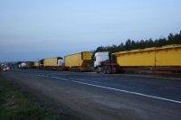 JSC «Tatstal» transportation of crane parts for the construction of the plant