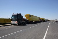 JSC «Tatstal» transportation of crane parts for the construction of the plant