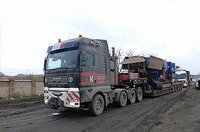 Перевозка до ж/д станции и доставка по железной дороге дробилок во Владивосток