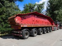 Транспортировка гусеничного крана Liebherr грузоподъемностью 1350 т