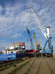 Transportation of the Liebherr Crawler crane with a lifting capacity of 1350 t