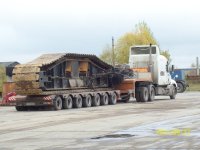 Перевозка частей крана Demag 4000 cc