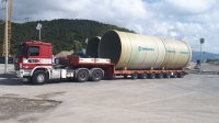 Transportation of fiberglass pipes