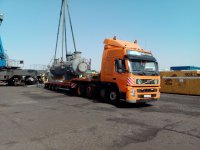 Перевозка оборудования для производства серы