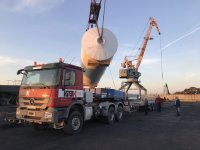 Transportation of beer tanks for LLC «Ipatovsky Brewery»