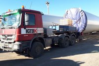 Перевозка оборудования VESTAS для Ветровой электростанции в Ерейментау 45 МВт и 50 МВт