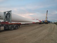TRANSPORTATION OF BLADES FOR «ADYGEISKAYA WPP 150MW», ON THE TERRITORY OF JSC «VETROOGK»
